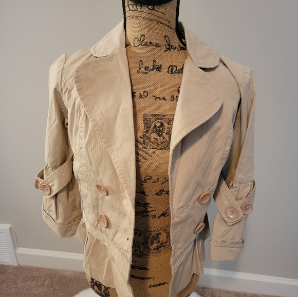 NWOT Aziz Khaki jacket - Picture 1 of 9